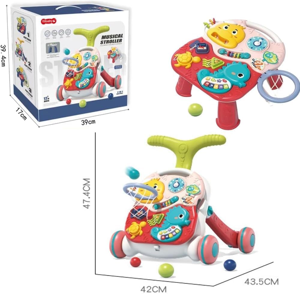 Factory Price - Eden 2-in-1 Multifunctional Activity Baby Walker