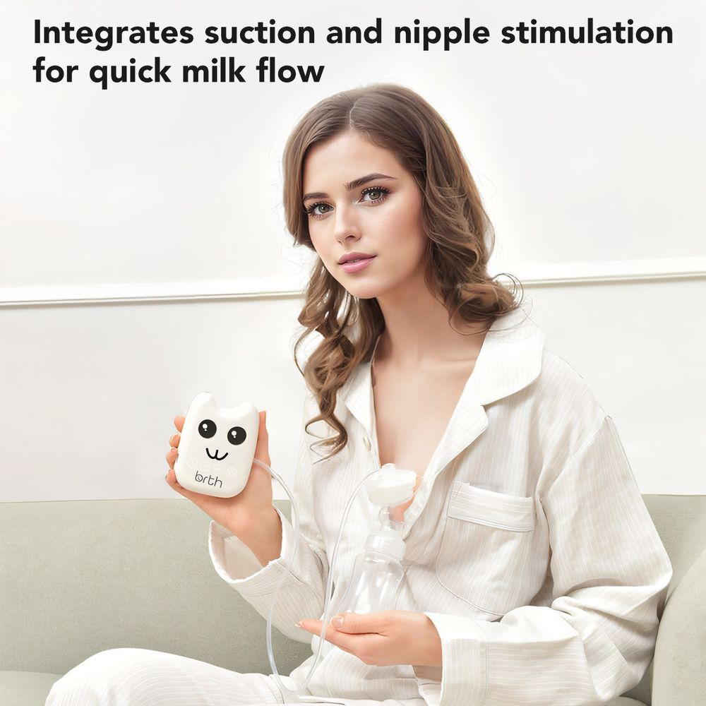 birth - Electric Single Breast Pump - White