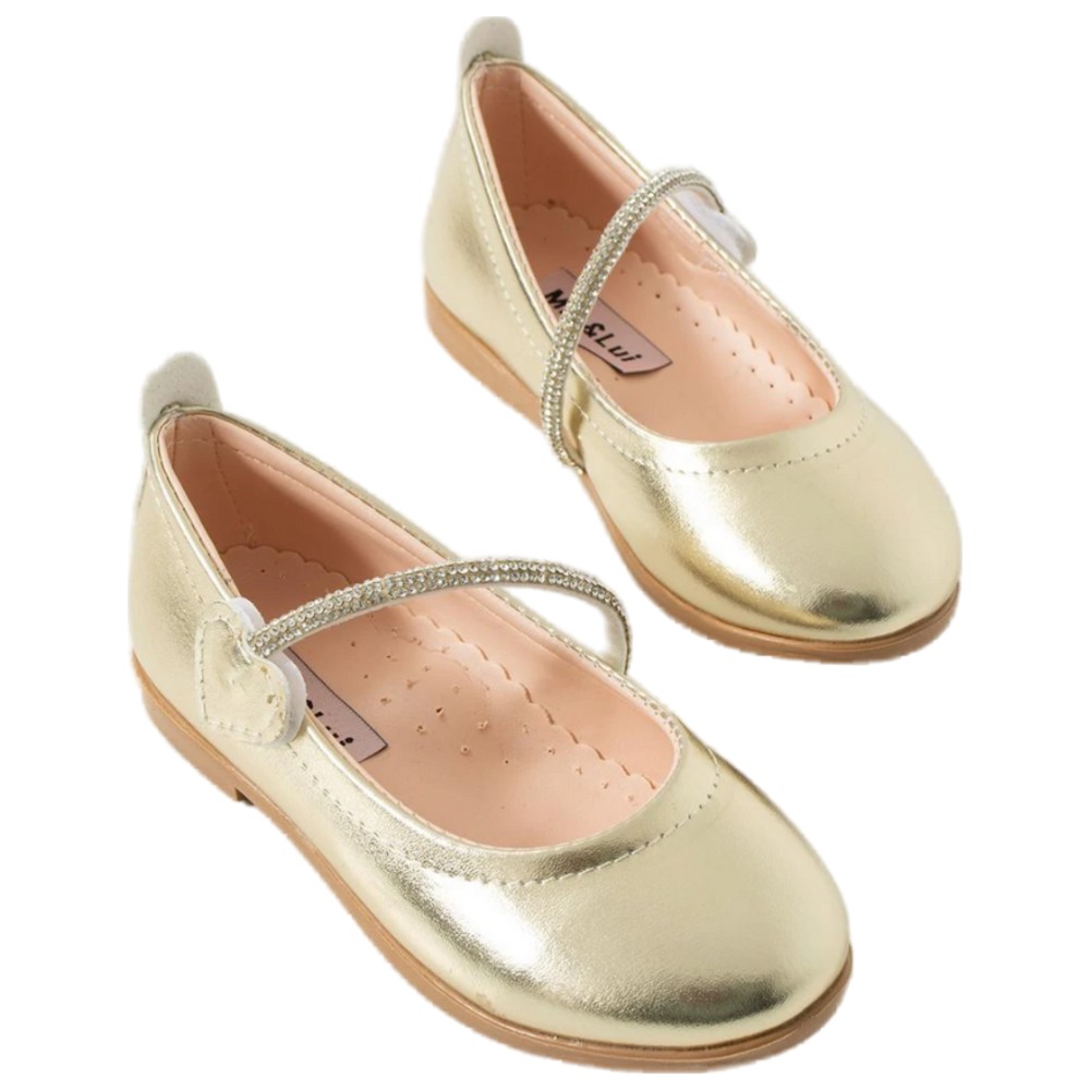 Via Bambino - Girl Shoes B-111 - Gold
