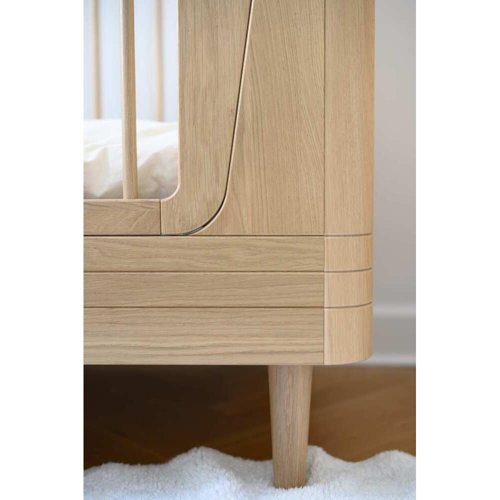 We Are Bitte Nature Baby Bed - Oak