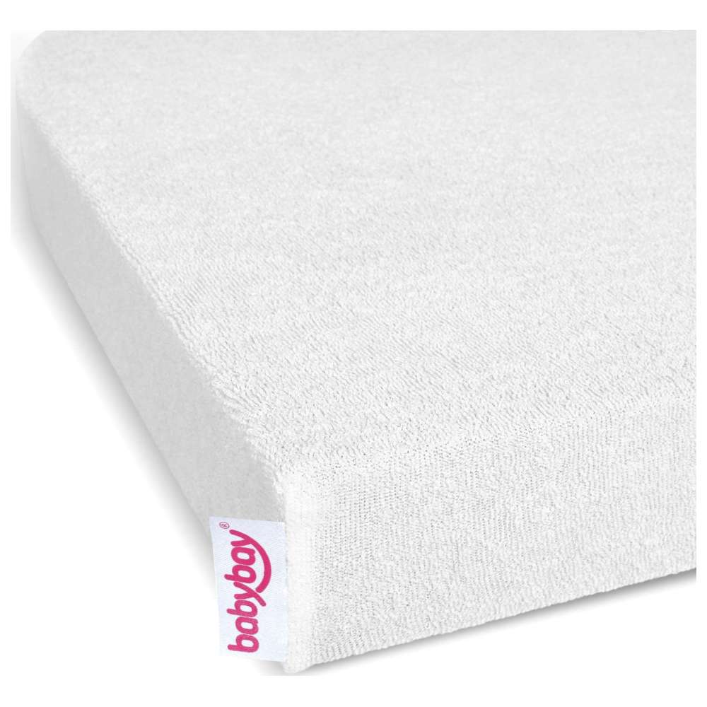 Babybay Terry Cover w/ Membrane - White