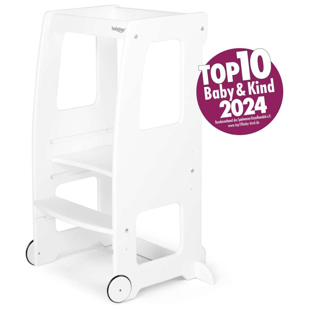 Babybay Roll Kit w/ Rubber Coating For Littlefoot - White Varnished