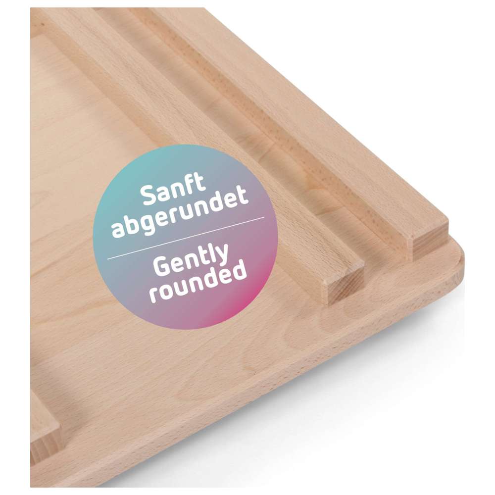 Babybay - 2-In-1 Littlefoot Climbing Ladder & Slide - Natural Varnished