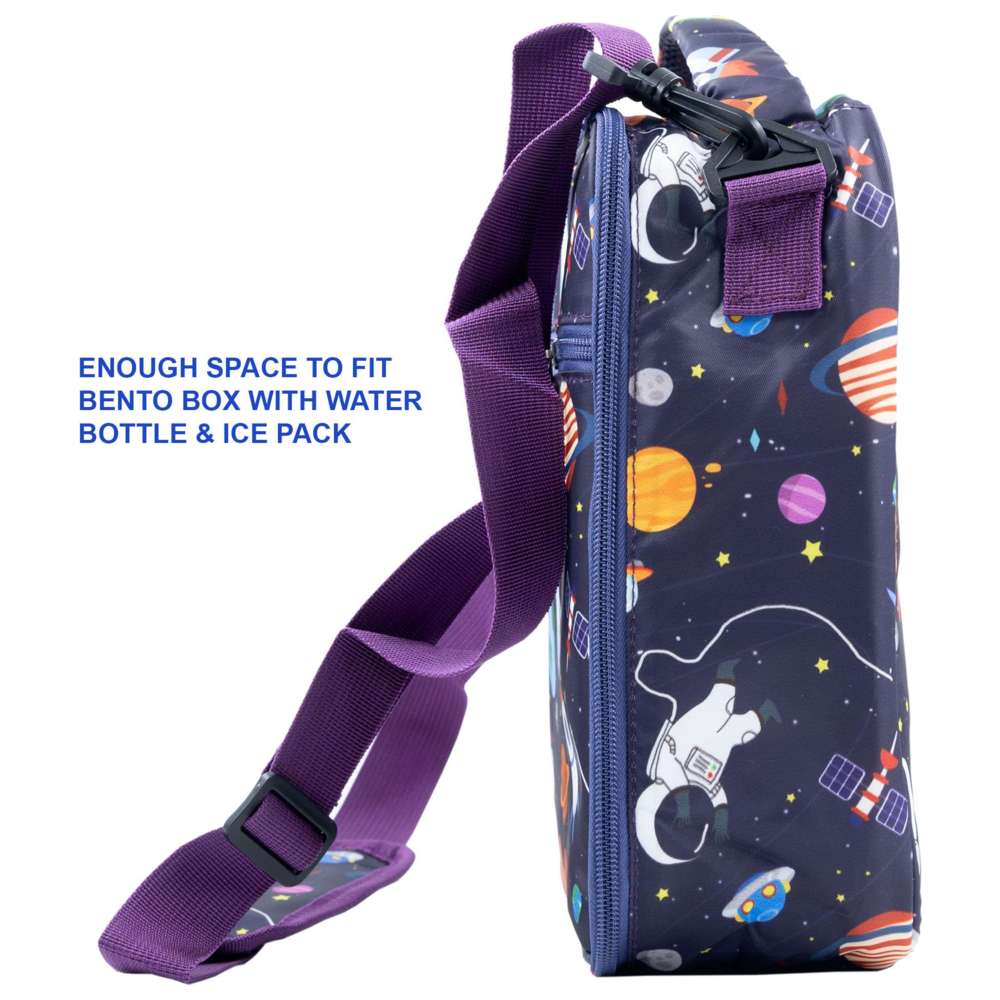 Snack Attack - Insulated Lunch Bag - Astro Space - 6.6 L