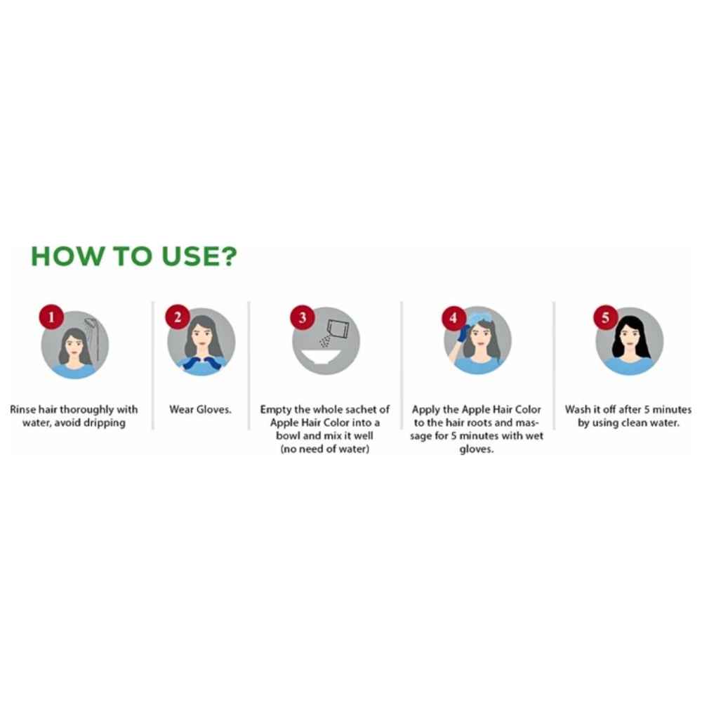 Priis - Apple Ammonia-Free Hair Cream - Natural Black - 30 ml