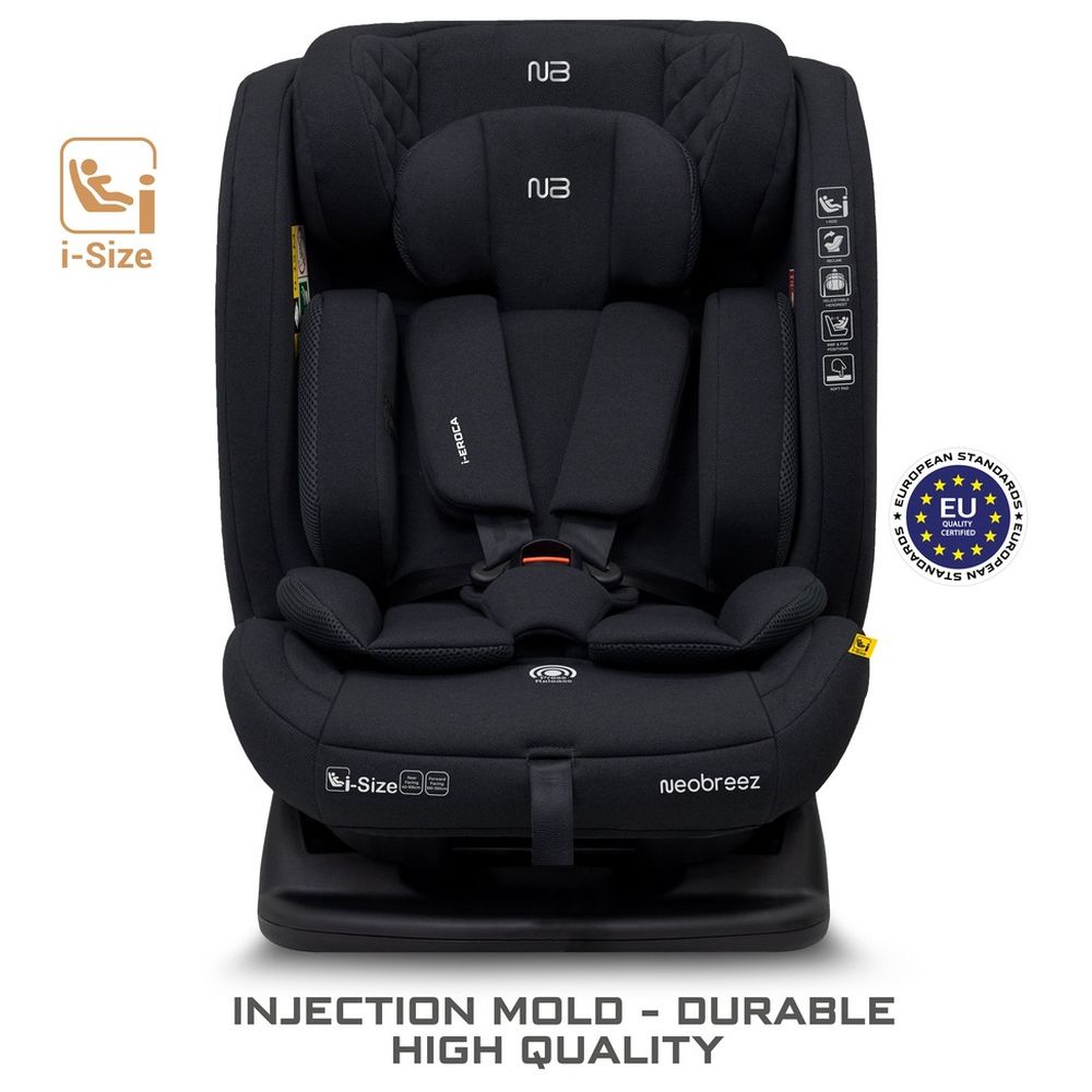 Neobreez - i-Eroca i-Size All-In-1 Convertible Car Seat 0-12Yrs - Black
