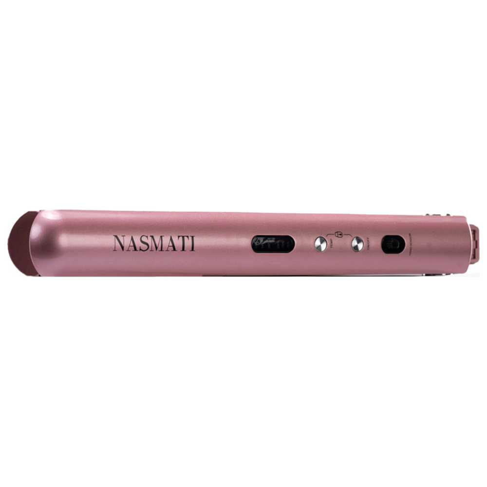 Nasmati - Cordless Comb Hair Straightener - Pink
