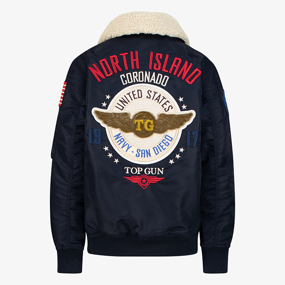 Top Gun - Kids Coronado Nylon Jacket - Navy