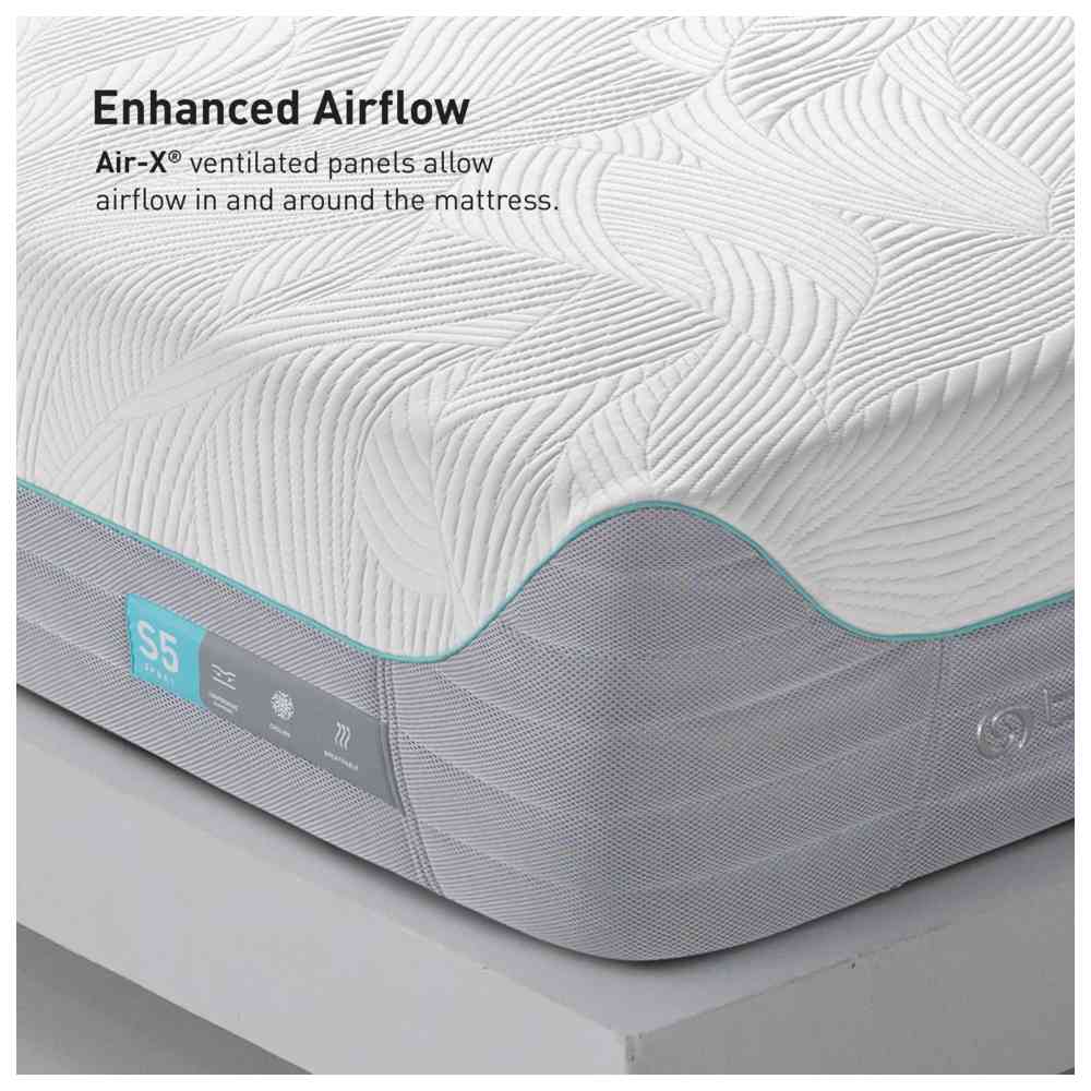 Bedgear - Performance Mattress S5 - White - 203 x 193 x 25 cm