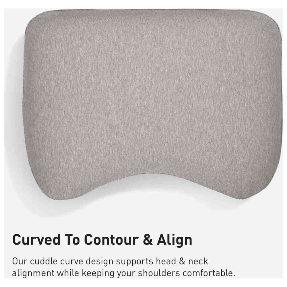 Bedgear - Flow Cuddle Curve Performance Pillow 3.0 - Grey