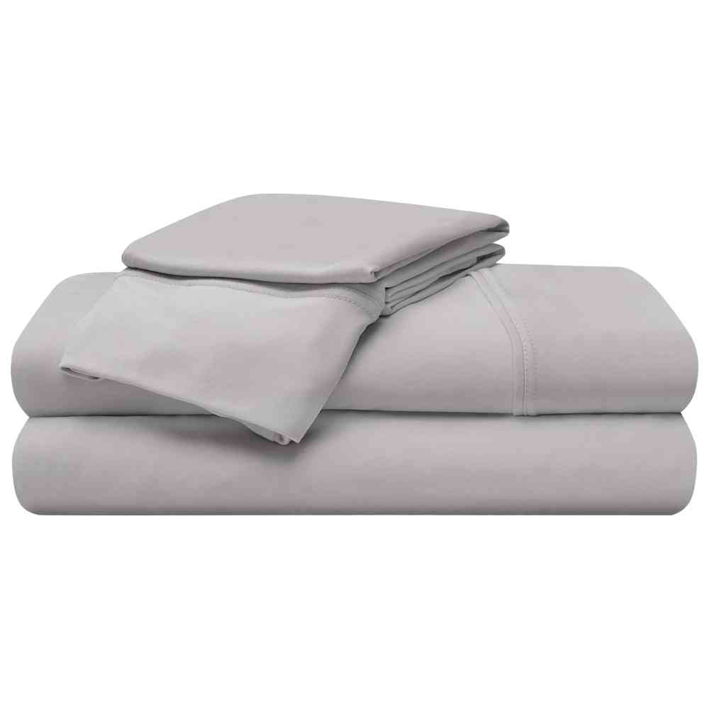 Bedgear - Ver-Text Sheet Set - Grey - 4 Pcs - 182.88 x 203.2 cm
