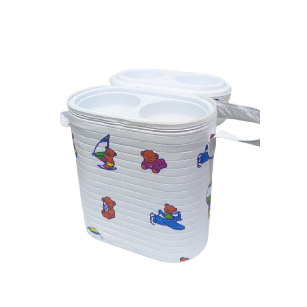 Cuddle & Cloud Thermal Double Baby Bottle Warmer - Bears