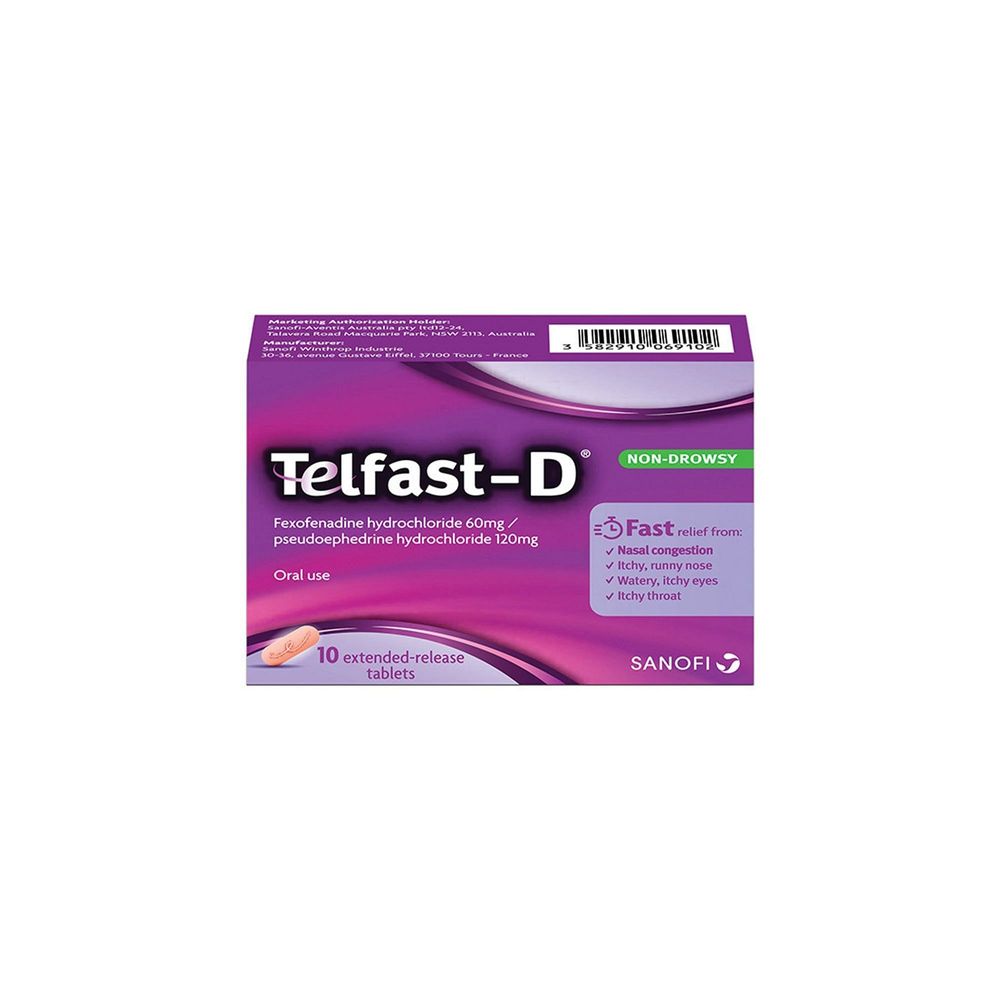 Telfast-D - 10 Tablet