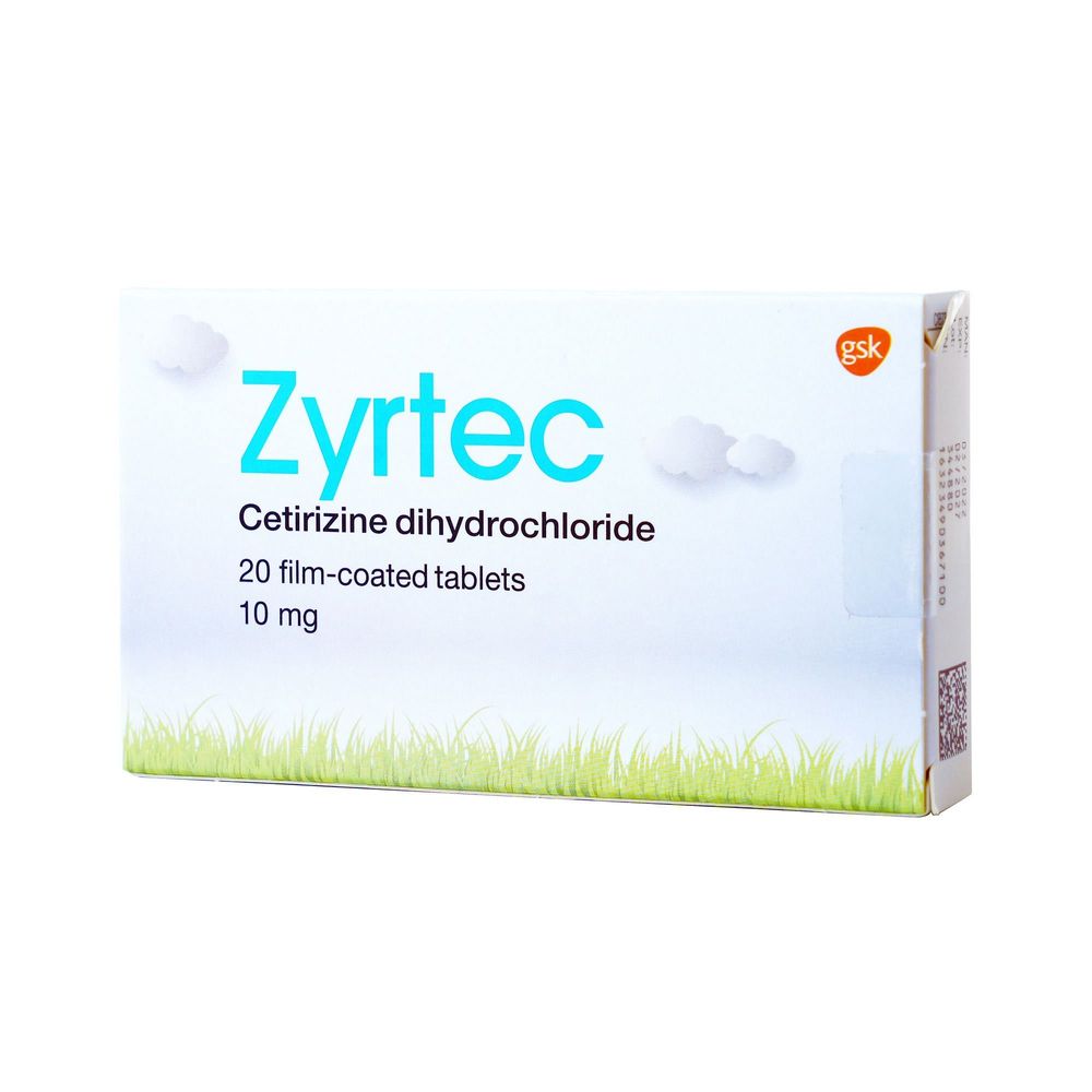 Zyrtec 10mg - 20 Tablet