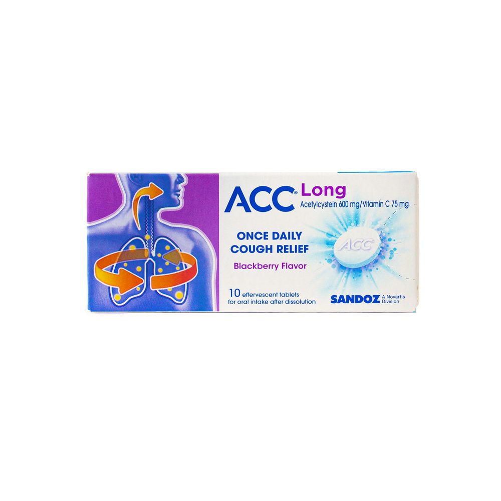 Acc Long 600mg - 10 Effervescent Tablet