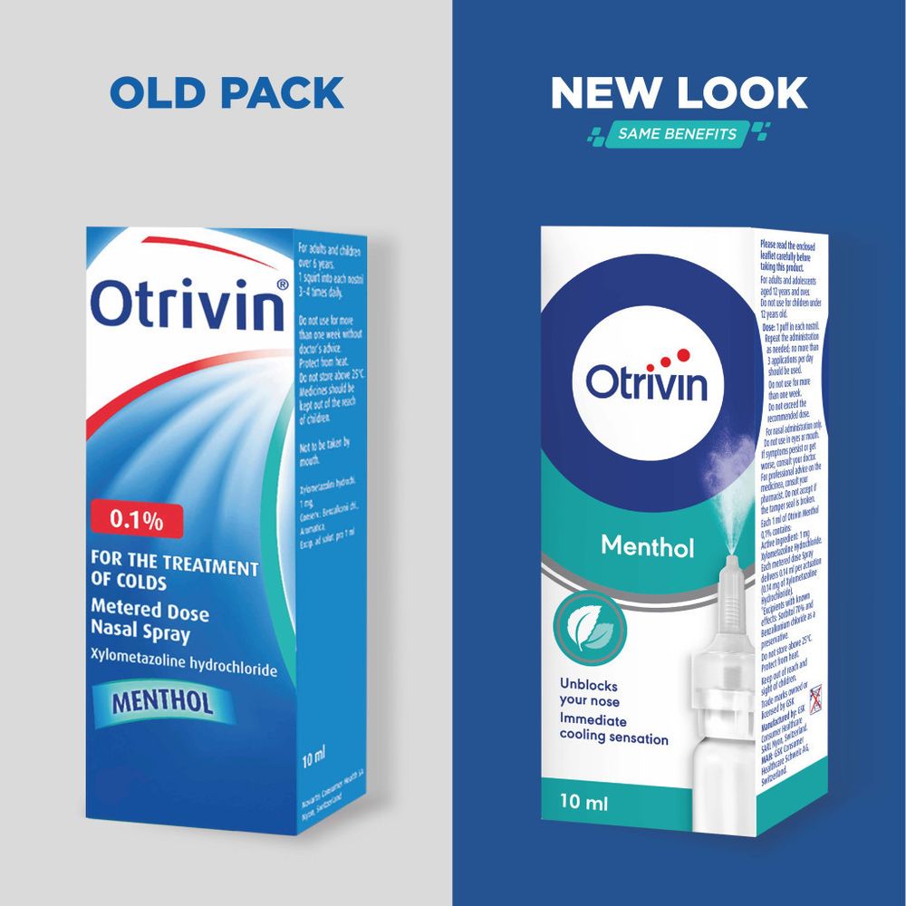 Otrivin Menthol Spray - 10ml