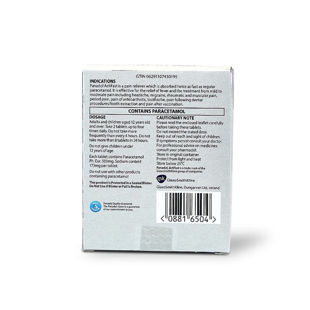 Panadol Actifast - 20 Tablet