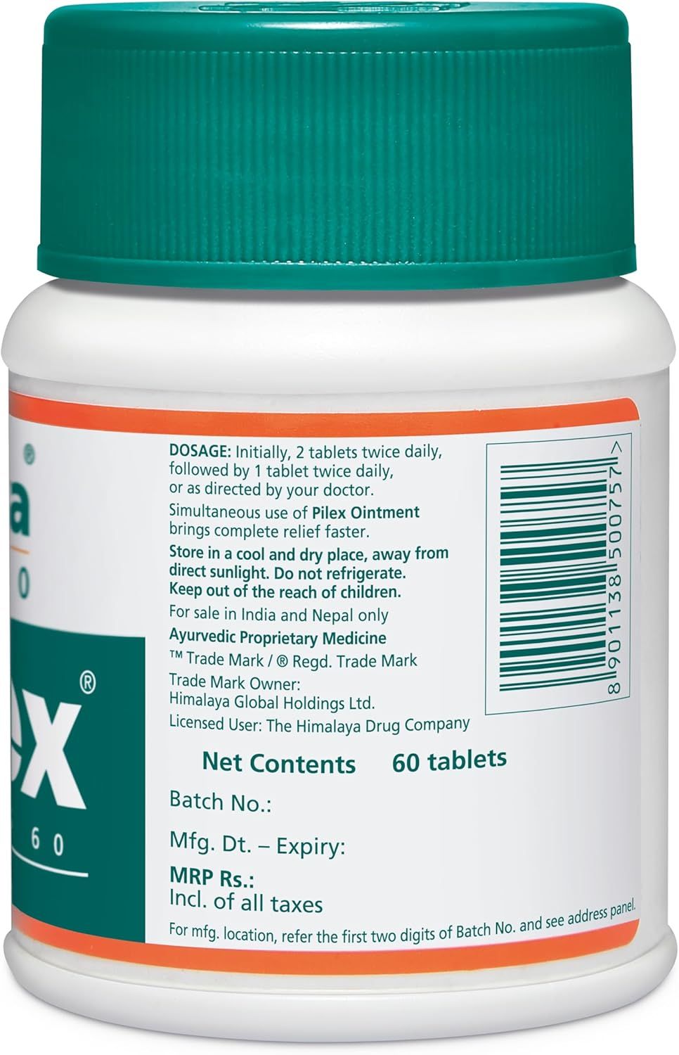 Himalaya Pilex - 60 Tablet
