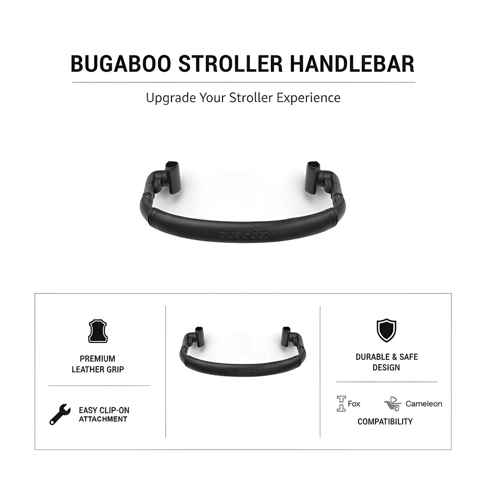 Bugaboo Butterfly 2/Dragonfly Bumper Bar - Black