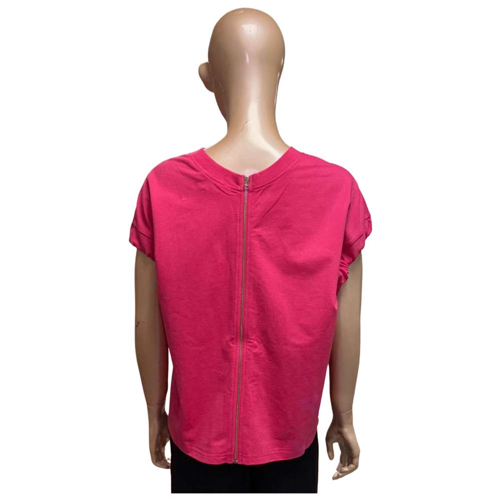 Stylebug - Women's Reversible Solid Sweatshirt - Hot Pink