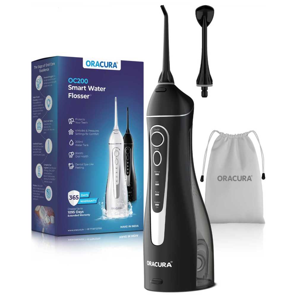 Oracura - OC200 Lite Smart Plus Water Flosser - Black
