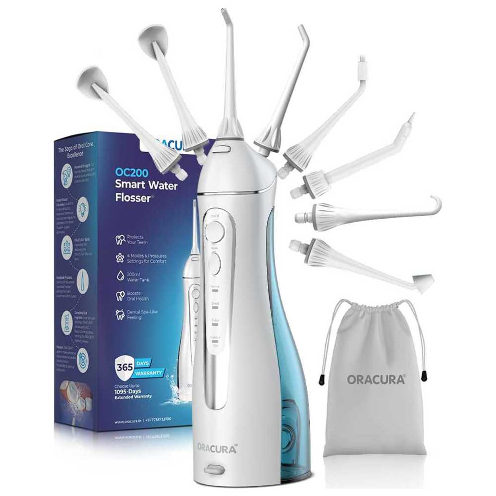 Oracura - OC200 Dental Pro Smart Plus Water Flosser - White