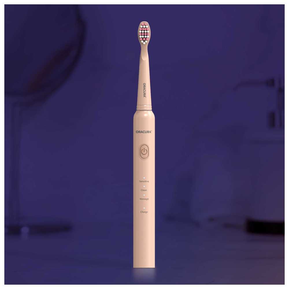 Oracura - SB200 Sonic Lite Electric Rechargeable Toothbrush - Peach