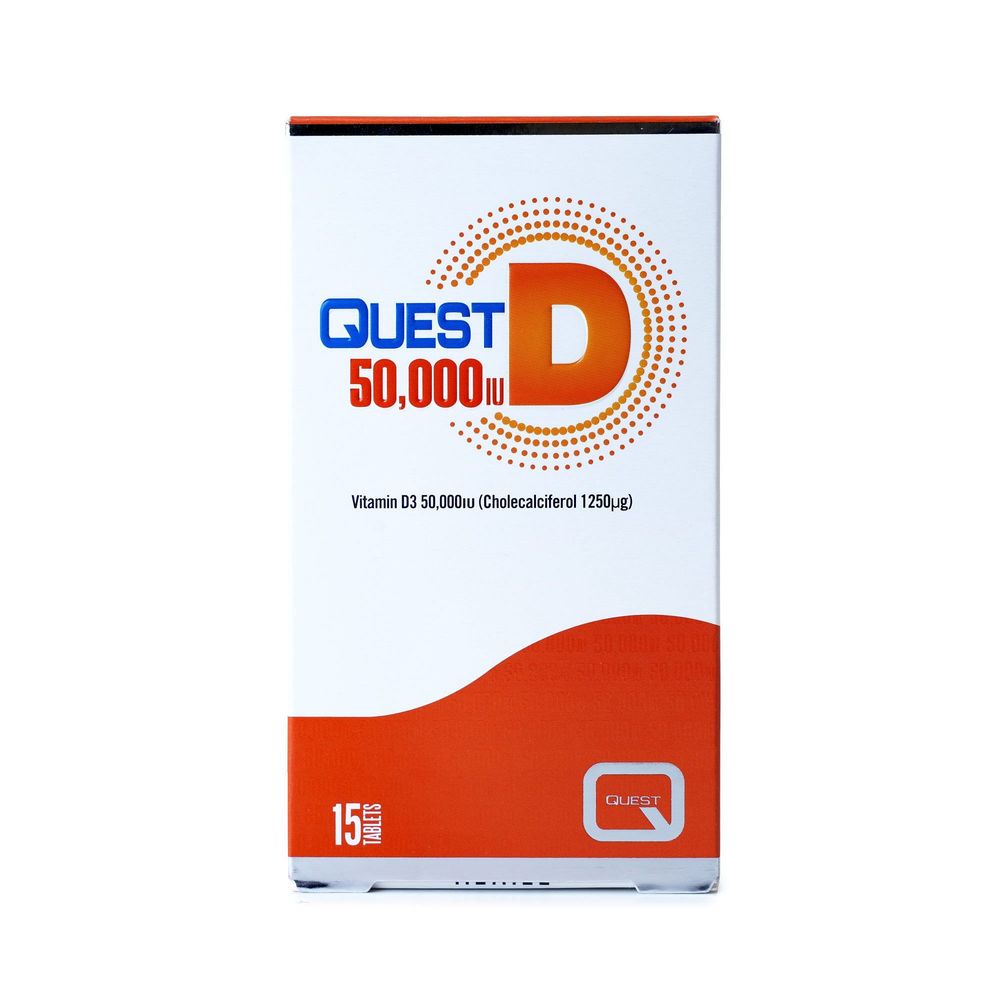 Quest D 50000 IU - 15 Tablet