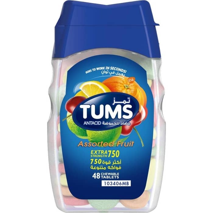 Tums Extra Strength - 48 Chewable Tablet