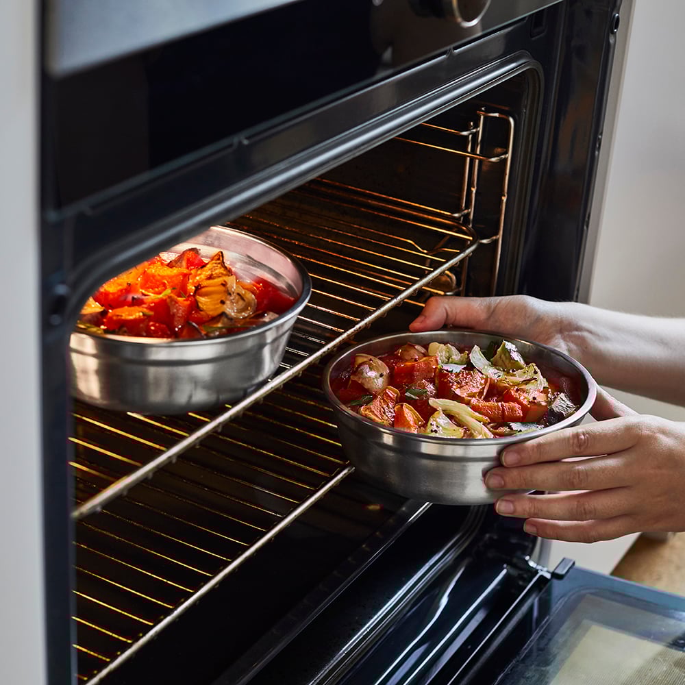 Black+Blum - Microwave-Safe Stainless Steel Food Bowl - Silver - 950 ml