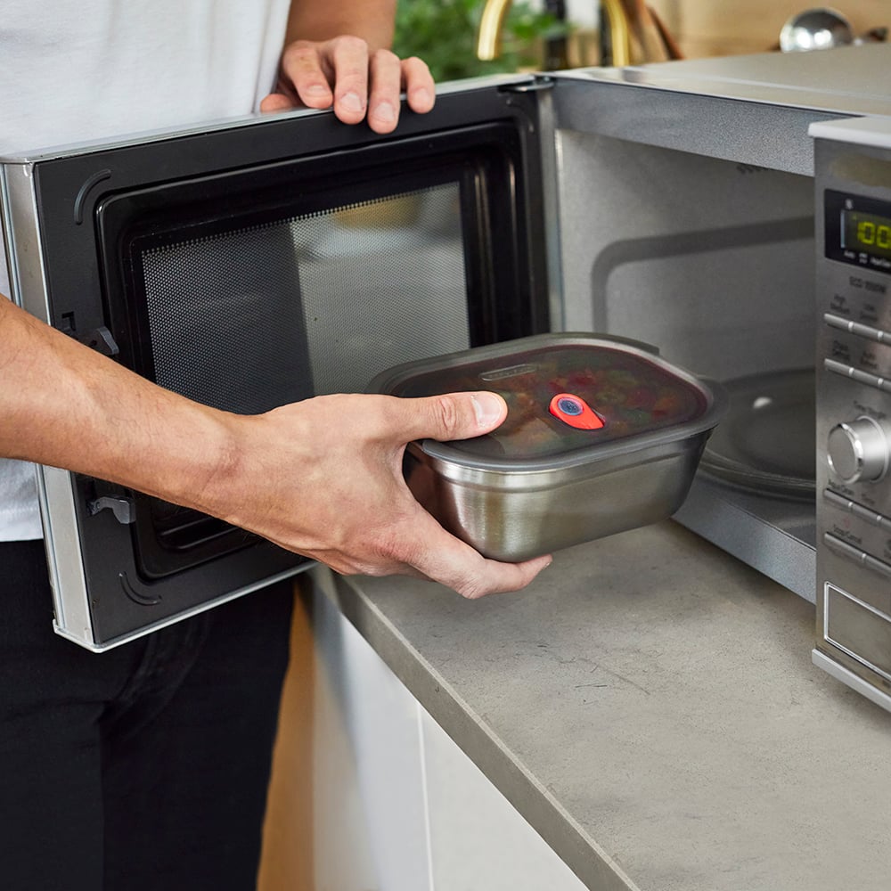 Black+Blum - Microwave Safe Stainless Steel Food Box 600ml