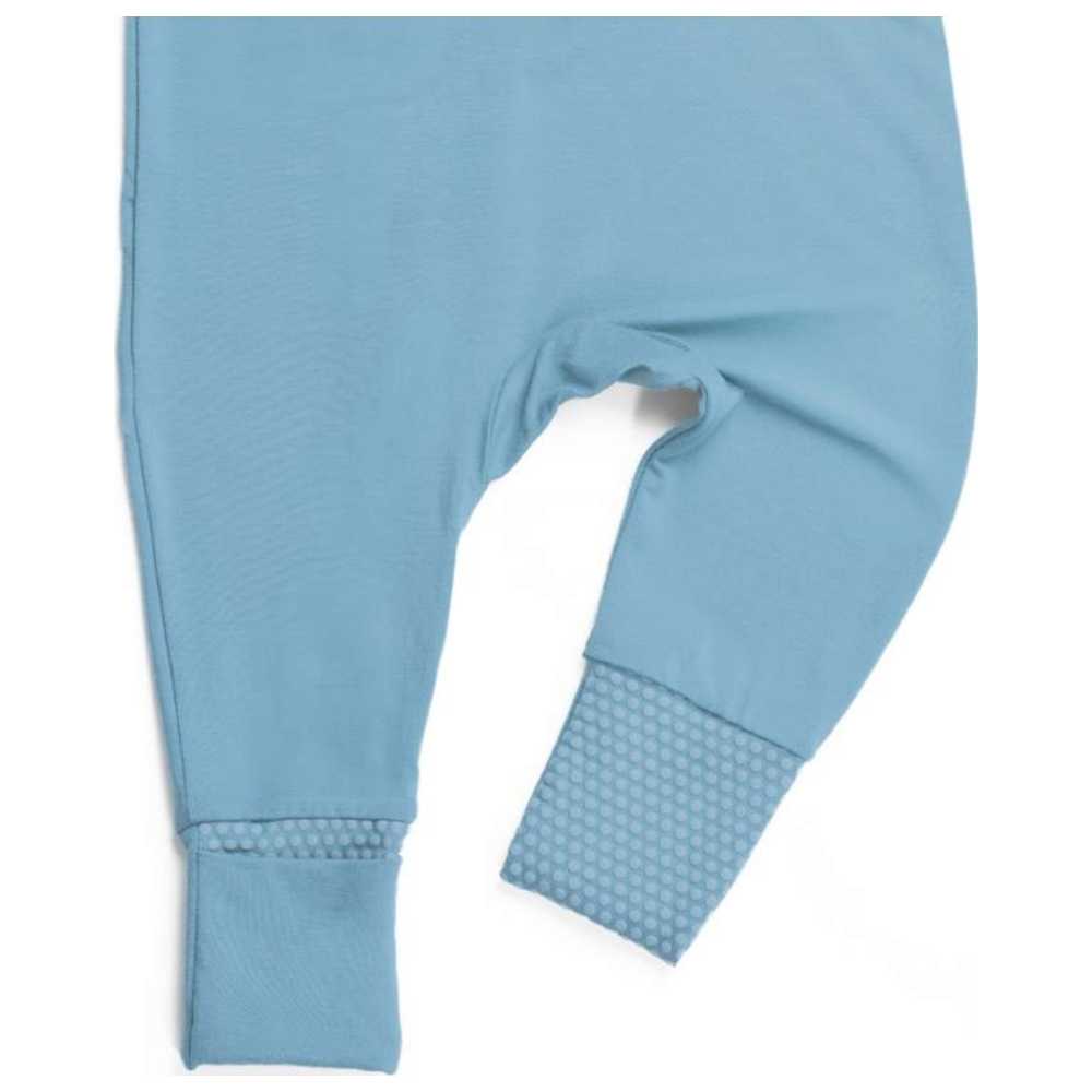 Birdie - Magnetic BabyGrow Bamboo Sleepsuit - Baby Blue