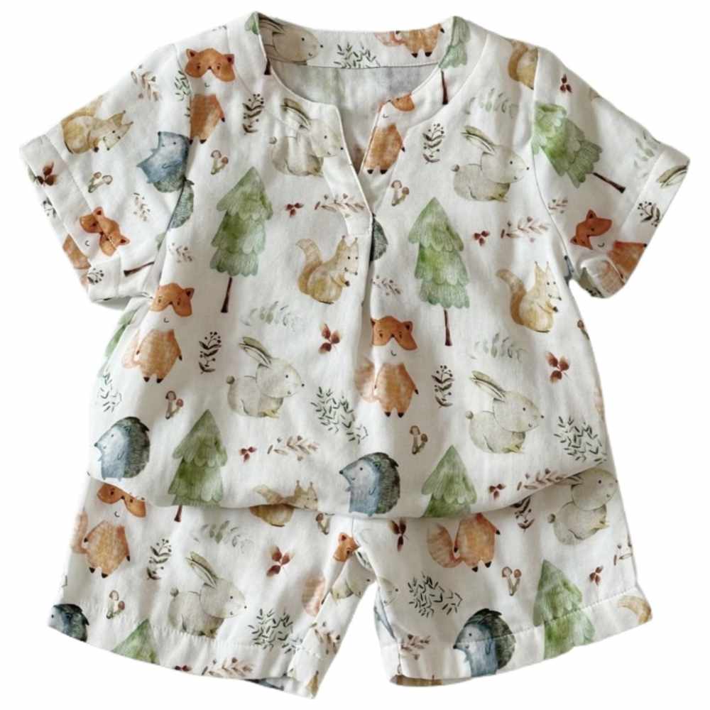 Cherubcare - 2pc-Set - The Wizard Of Oz T-Shirt & Shorts - White