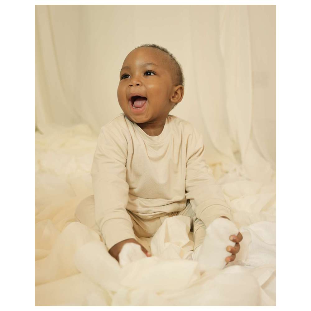 Sashi - Kid's Cloud Dream Solid Sweatshirt - Beige