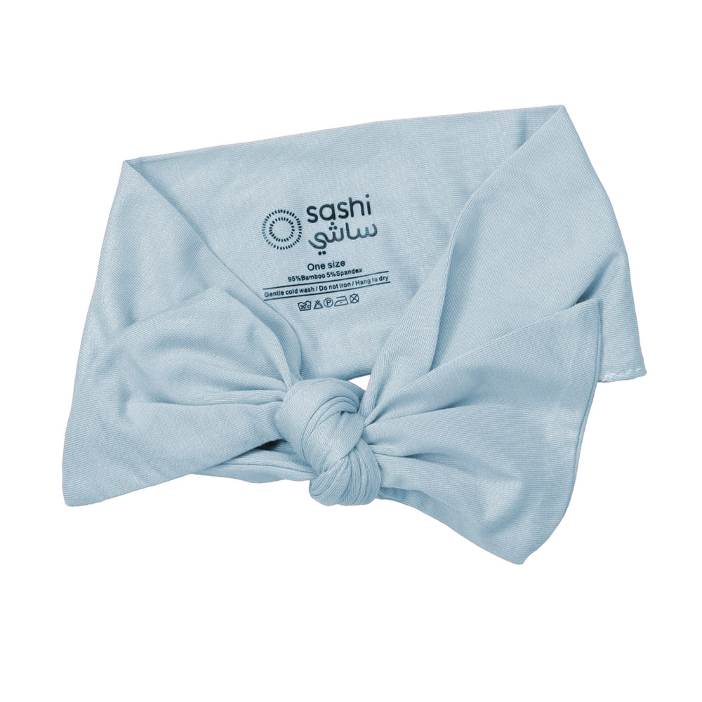 Sashi - Baby Bow Headband - Blue