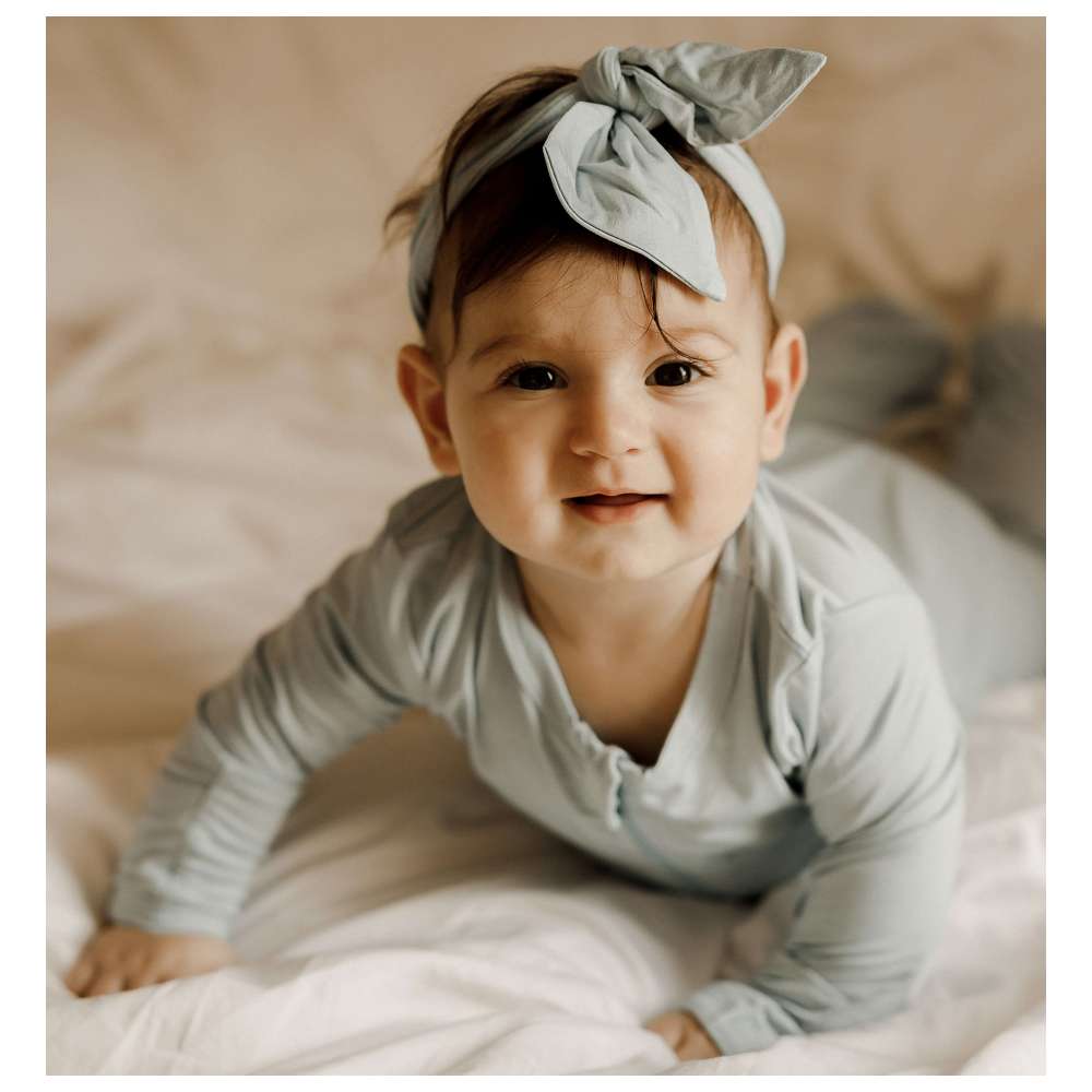 Sashi - Baby Bow Headband - Blue