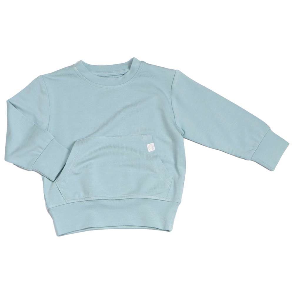 Sashi - Boy's Cloud Dream Solid Sweatshirt - Blue