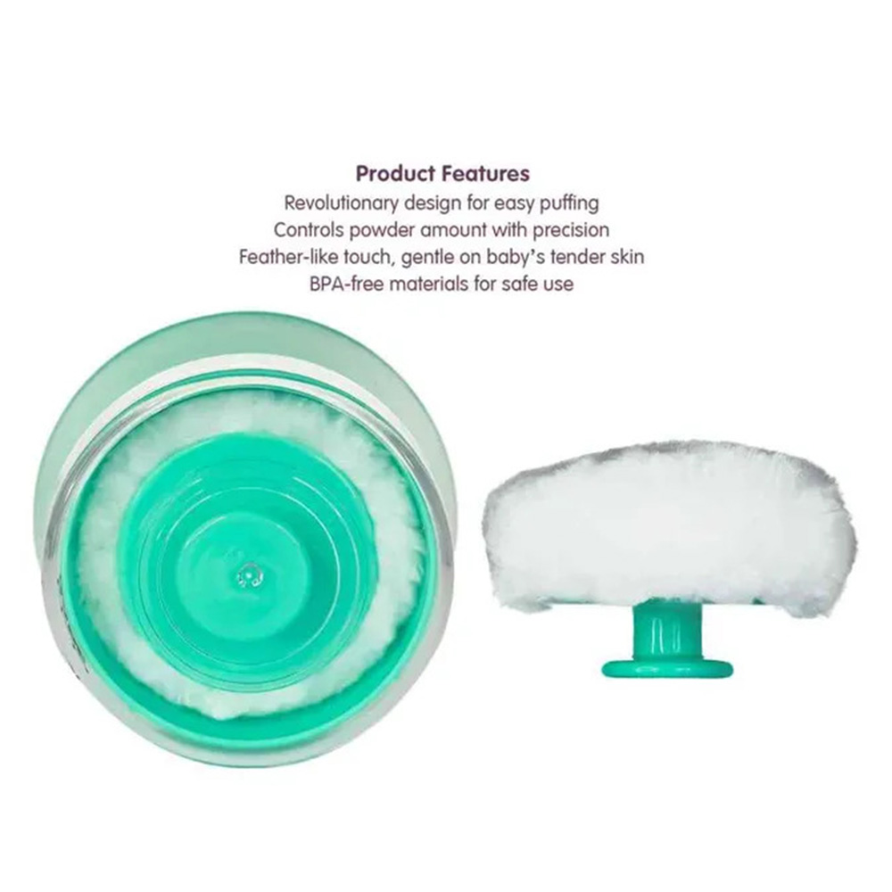 Babe - Baby Powder Puff with Storage Container