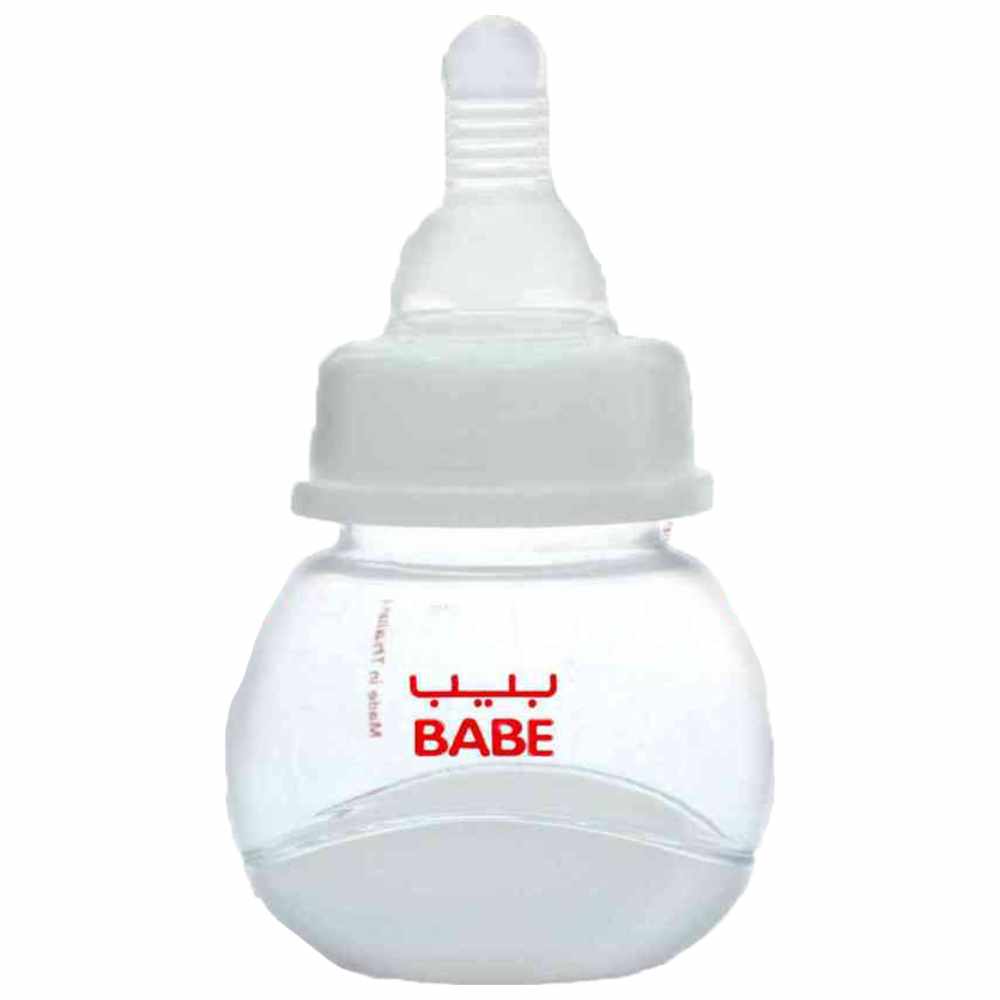 Babe - Round Shape Baby Feeding Bottle - 60 ml