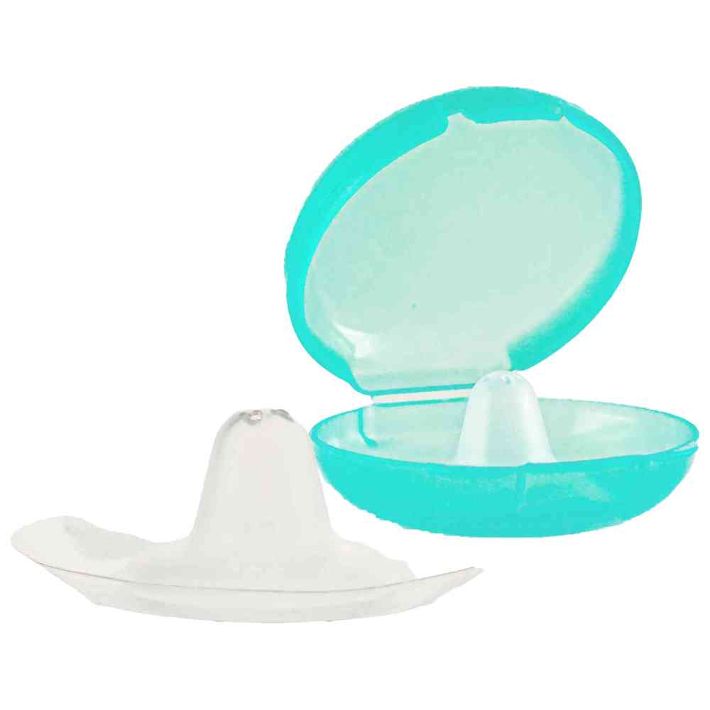 Babe - Baby Silicone Nipple Shield With Case Pack Of 2