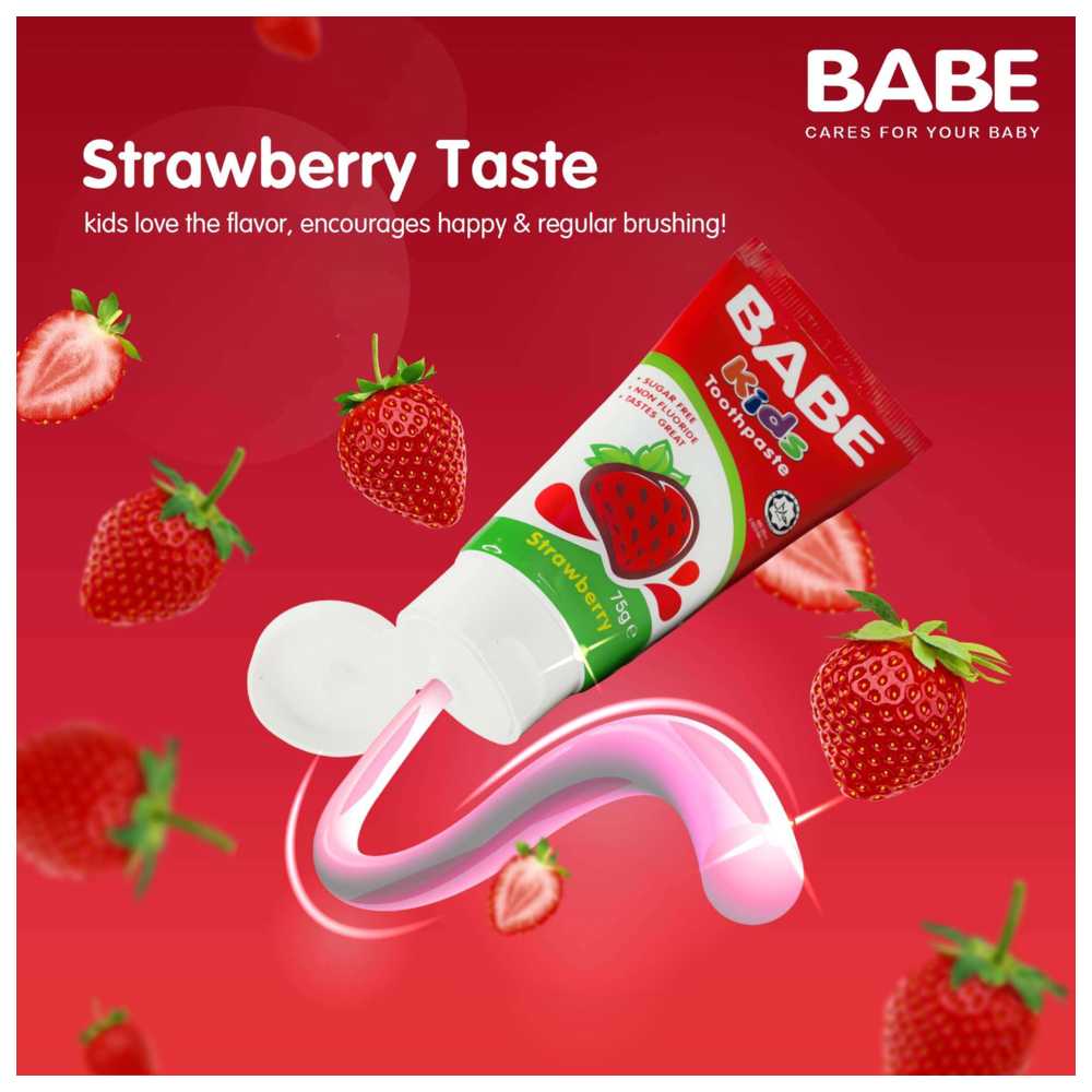 Babe - Kids Tooth Paste With Brush - 75 gm