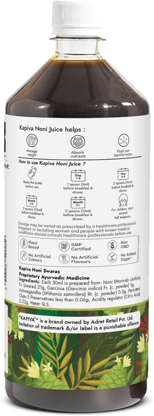 Kapiva - Noni Juice - 1 Liter