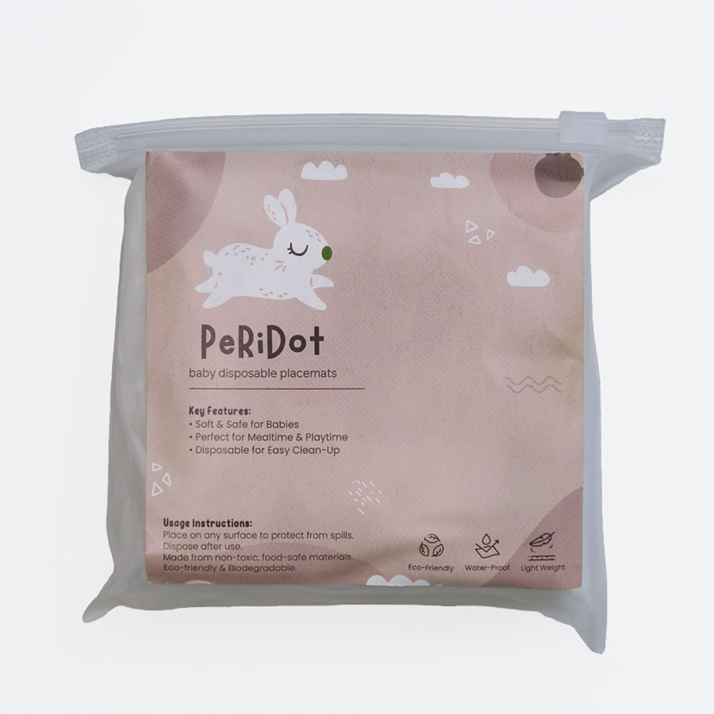 Peridot Baby Disposable Placemats - Jungle Joy - Pack of 10