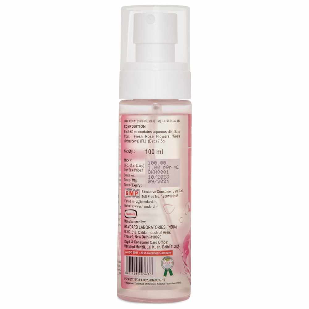 Hamdard - Arq Gulab Pure Rose Water Spray - 100 ml