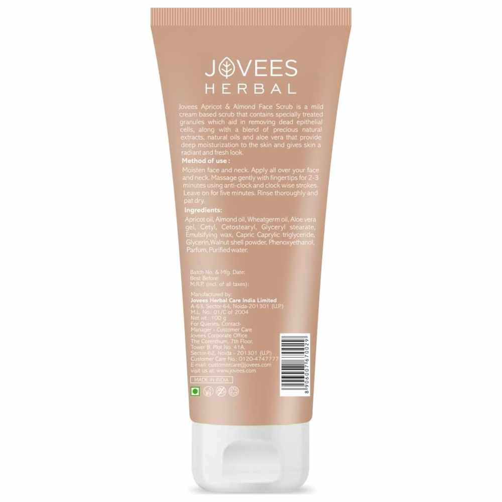 Jovees Herbal - Apricot & Almond Facial Scrub - 100 gm