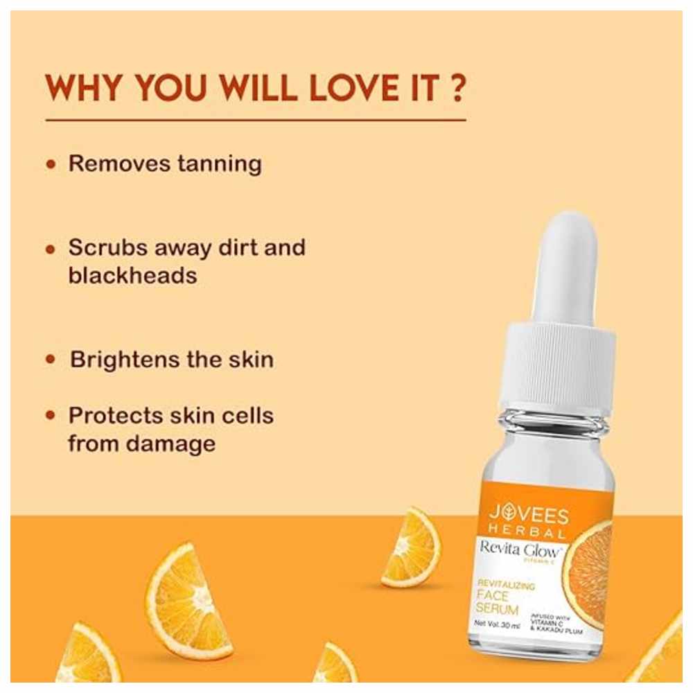 Jovees Herbal - Revita Glow Vitamin C Revitalizing Face Serum - 30 ml
