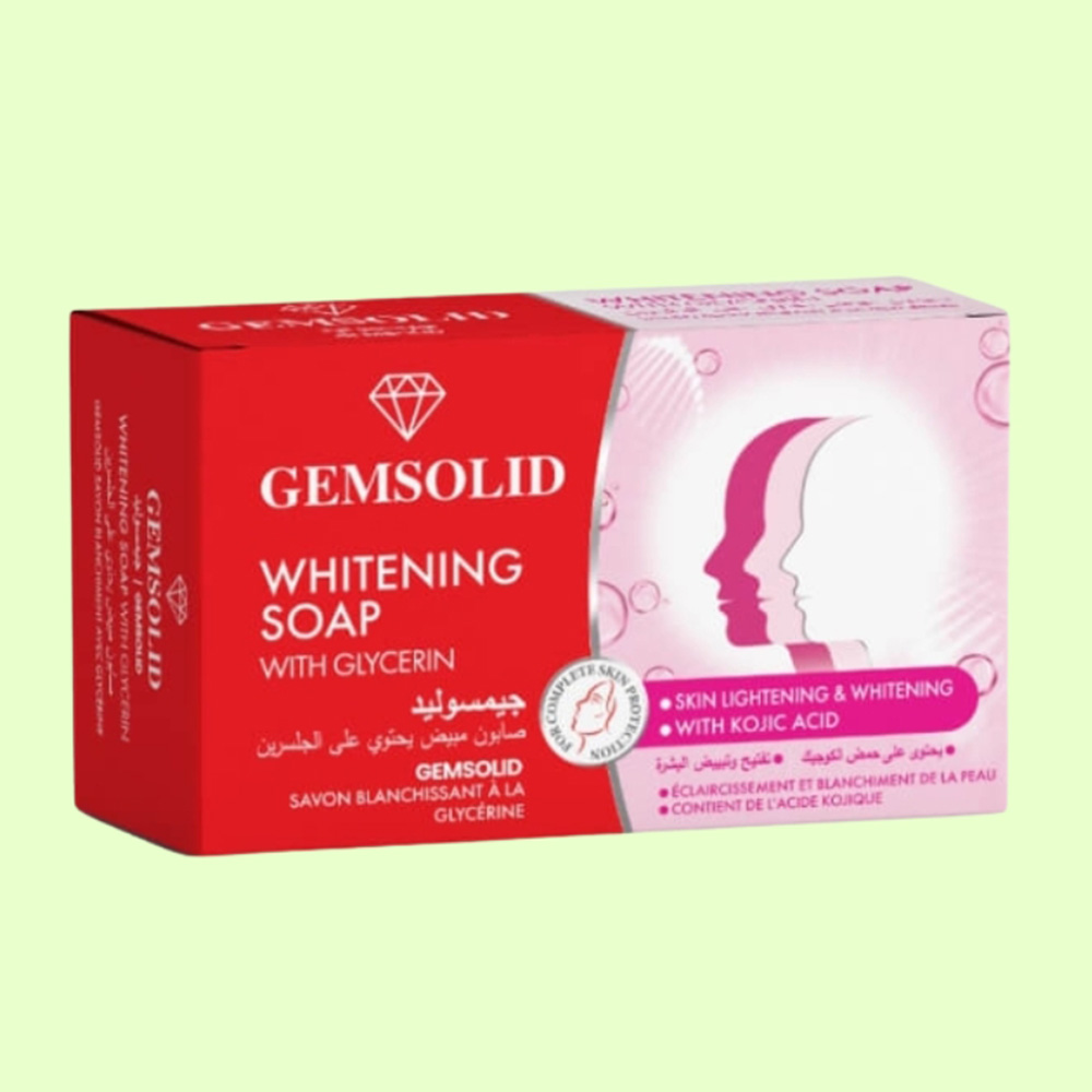 Gemsolid - Whitening Soap With Glycerin - 125 gm