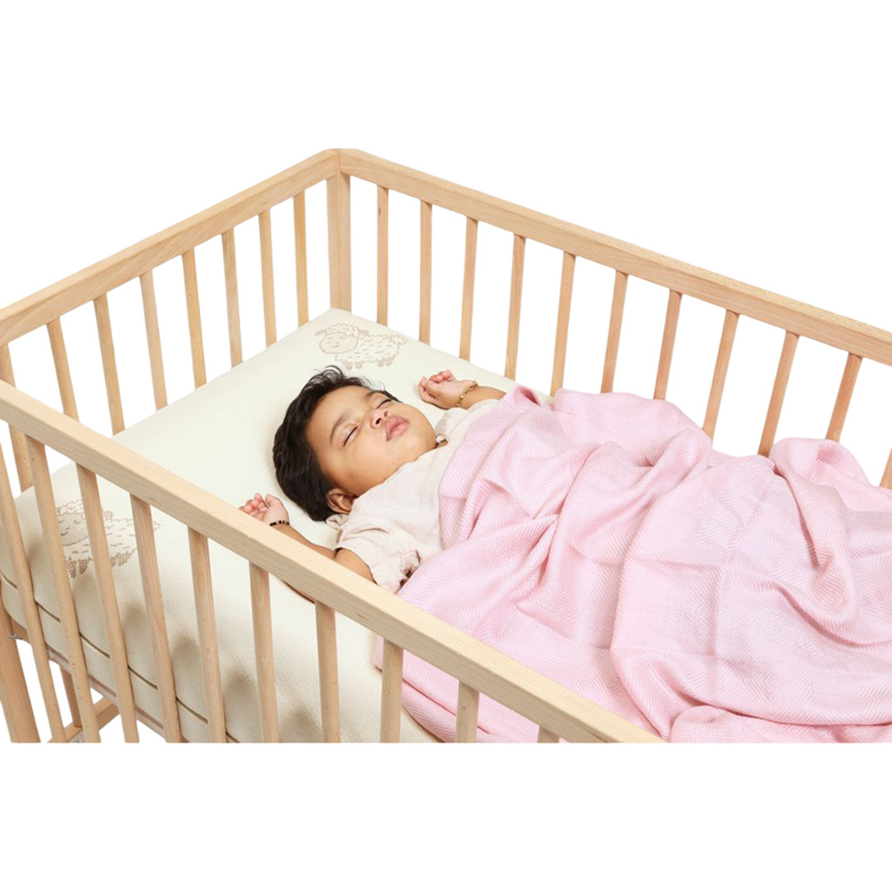 Kasiemobi - Cashmere & Merino Woollen Baby Blanket - Baby Pink