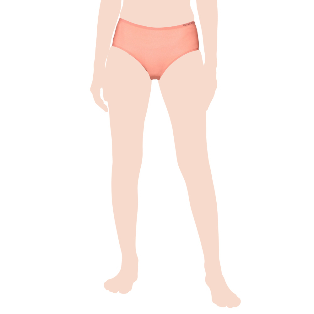 Intimate Queen - Lemon Bae Seamless Sensitive Skin Briefs - Salmon