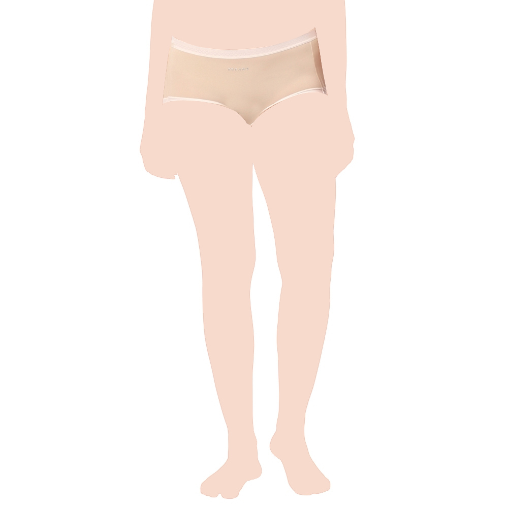 Intimate Queen - Corn Bae Full-Coverage Maternity Lacy Boy Shorts - Beige